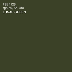 #3B4126 - Lunar Green Color Image